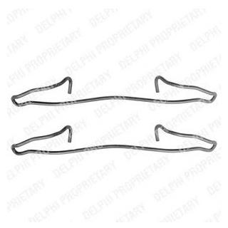 Ремкомплект гальмівних колодок Delphi LX0123