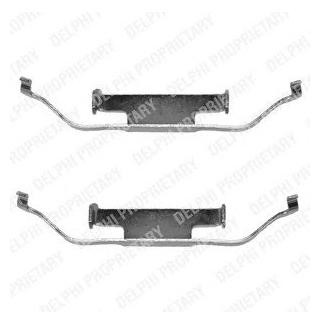 Ремкомплект гальмівних колодок Delphi LX0136