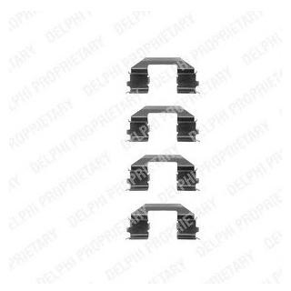 Ремкомплект гальмівних колодок Delphi LX0255