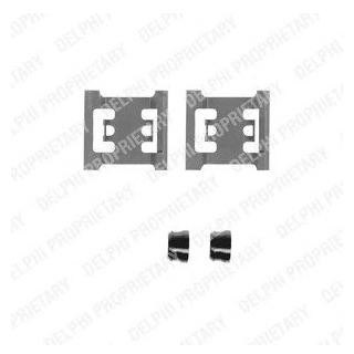 Ремкомплект гальмівних колодок Delphi LX0218