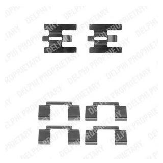 Ремкомплект гальмівних колодок Delphi LX0224