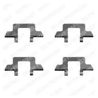 Ремкомплект гальмівних колодок Delphi LX0341