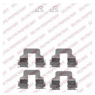Ремкомплект гальмівних колодок Delphi LX0342