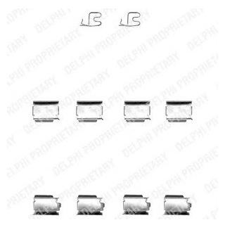 Ремкомплект гальмівних колодок Delphi LX0343