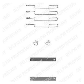 Ремкомплект гальмівних колодок Delphi LX0347