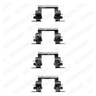 Ремкомплект гальмівних колодок Delphi LX0364