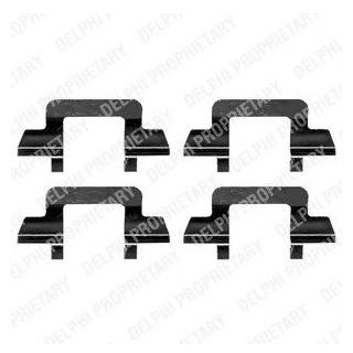 Ремкомплект гальмівних колодок Delphi LX0365