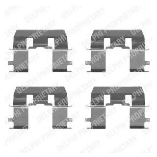 Ремкомплект гальмівних колодок Delphi LX0368