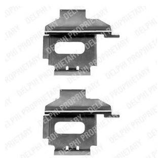 Ремкомплект гальмівних колодок Delphi LX0370