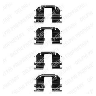 Ремкомплект гальмівних колодок Delphi LX0372