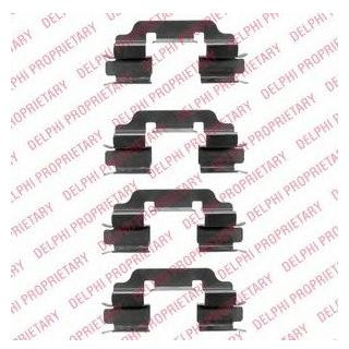 Ремкомплект гальмівних колодок Delphi LX0377