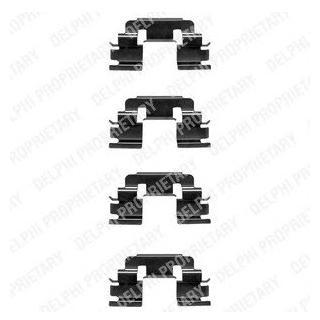 Ремкомплект гальмівних колодок Delphi LX0381