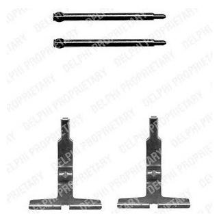 Ремкомплект гальмівних колодок Delphi LX0382