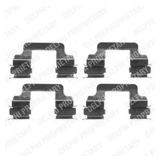 Ремкомплект гальмівних колодок Delphi LX0383