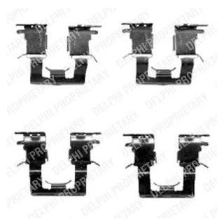 Ремкомплект гальмівних колодок Delphi LX0388