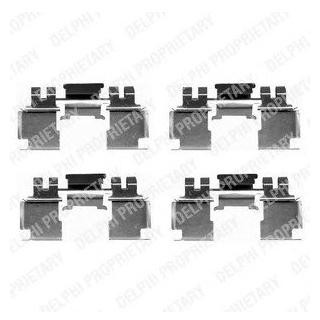 Ремкомплект гальмівних колодок Delphi LX0389