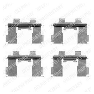 Ремкомплект гальмівних колодок Delphi LX0392