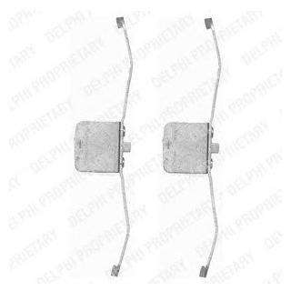 Ремкомплект гальмівних колодок Delphi LX0395