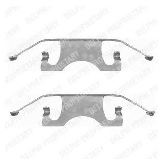 Ремкомплект гальмівних колодок Delphi LX0396