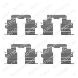 Ремкомплект гальмівних колодок Delphi LX0310