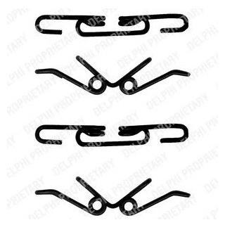 Ремкомплект гальмівних колодок Delphi LX0315