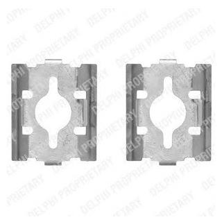 Ремкомплект гальмівних колодок Delphi LX0328