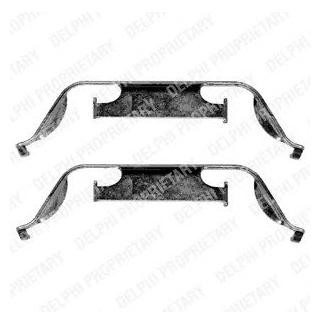 Ремкомплект гальмівних колодок Delphi LX0331