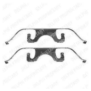 Ремкомплект гальмівних колодок Delphi LX0332