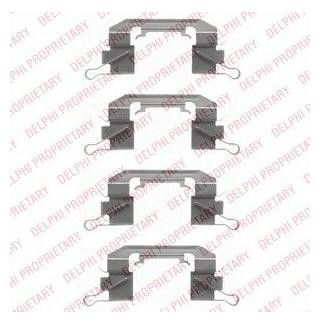 Ремкомплект гальмівних колодок Delphi LX0442