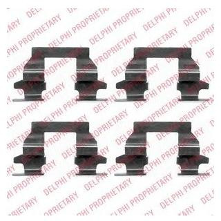 Ремкомплект гальмівних колодок Delphi LX0446