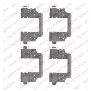 Ремкомплект гальмівних колодок Delphi LX0455