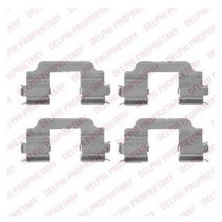 Ремкомплект гальмівних колодок Delphi LX0459