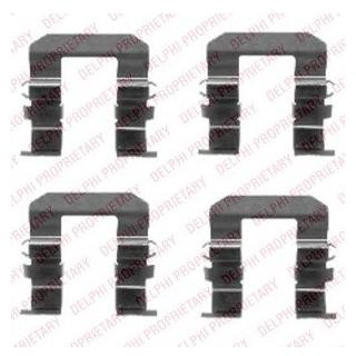 Ремкомплект гальмівних колодок Delphi LX0460