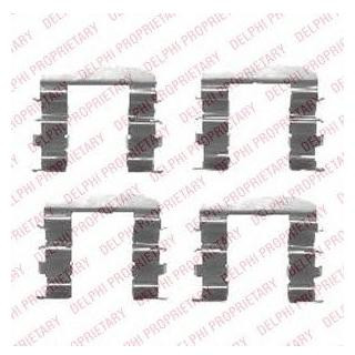 Ремкомплект гальмівних колодок Delphi LX0461