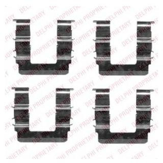 Ремкомплект гальмівних колодок Delphi LX0463