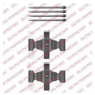 Ремкомплект гальмівних колодок Delphi LX0464