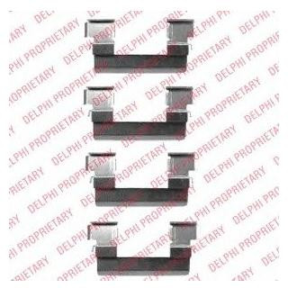 Ремкомплект гальмівних колодок Delphi LX0466