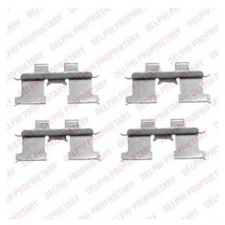 Ремкомплект гальмівних колодок Delphi LX0467