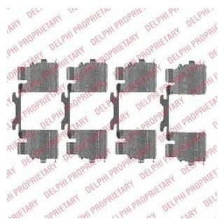 Ремкомплект гальмівних колодок Delphi LX0476