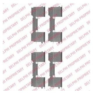 Ремкомплект гальмівних колодок Delphi LX0478