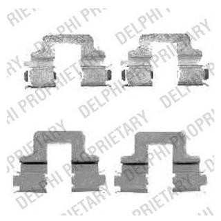 Ремкомплект гальмівних колодок Delphi LX0480