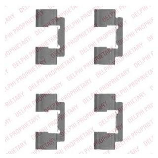 Ремкомплект гальмівних колодок Delphi LX0481