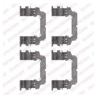 Ремкомплект гальмівних колодок Delphi LX0484