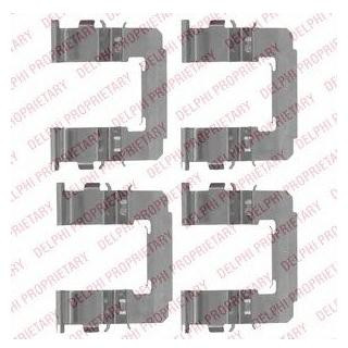 Ремкомплект гальмівних колодок Delphi LX0487