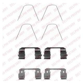 Ремкомплект гальмівних колодок Delphi LX0488