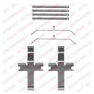 Ремкомплект гальмівних колодок Delphi LX0495