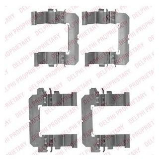 Ремкомплект гальмівних колодок Delphi LX0498