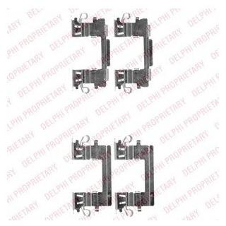 Ремкомплект гальмівних колодок Delphi LX0499