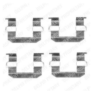 Ремкомплект гальмівних колодок Delphi LX0400