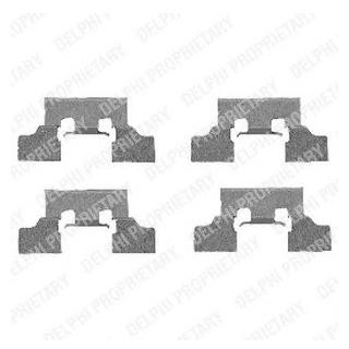 Ремкомплект гальмівних колодок Delphi LX0401